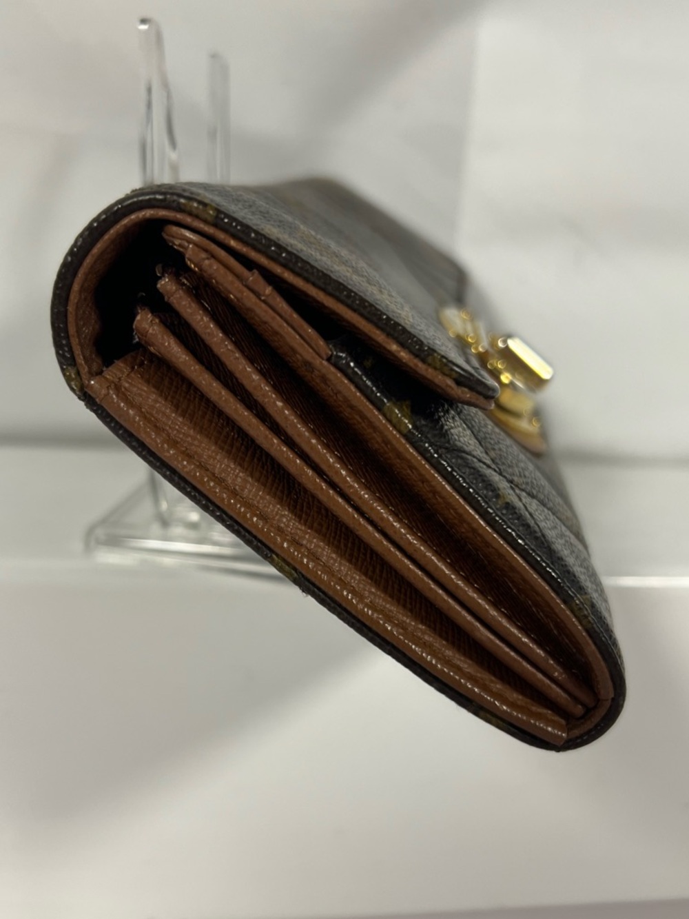 1097: Louis Vuitton Koala Wallet Monogram Long Wallet Brown - Picture 4 of 13